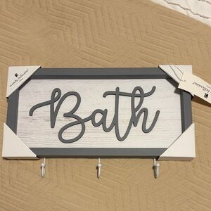 Bath Decorative Sign